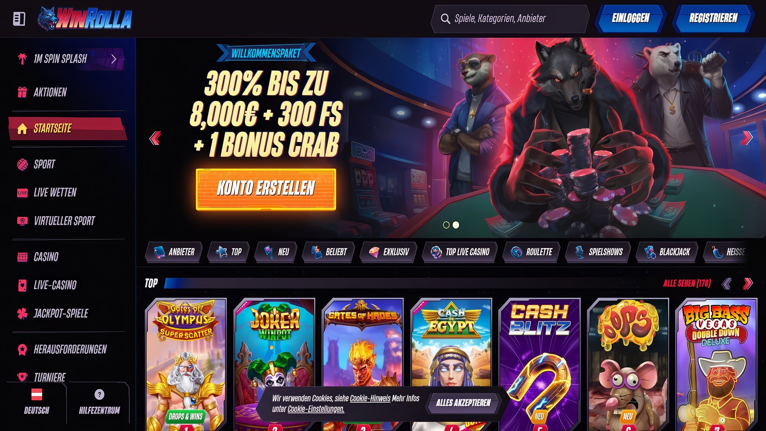 Winrolla desktop screenshot 1